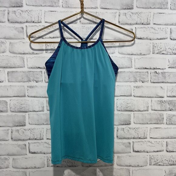 NWT Ivivva By Lululemon Two Be One Tank 12 BLTR/WDWD - Picture 1 of 7